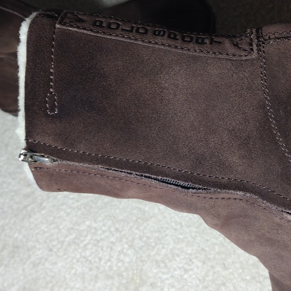 Polo Sport women's brown suede zip winter boots with wool lining. Size 7 - Picture 8 of 13